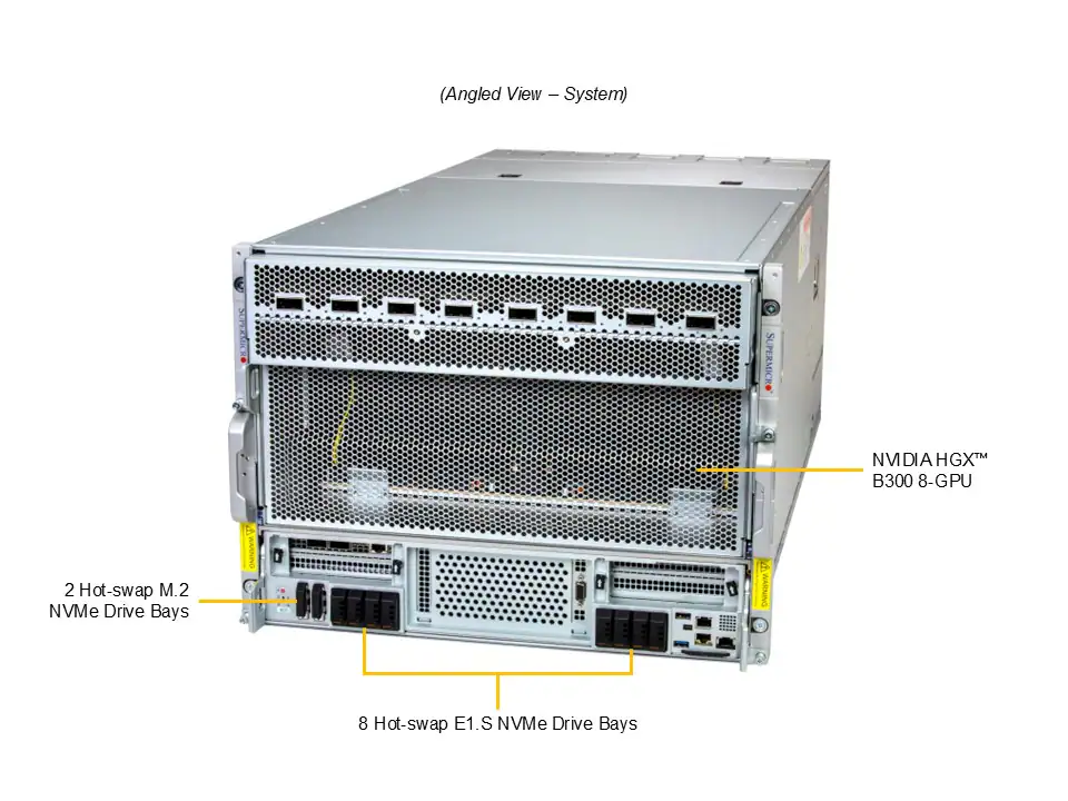 Supermicro Gold Series SYS-822GS-NB3RT | 8U GPU Server